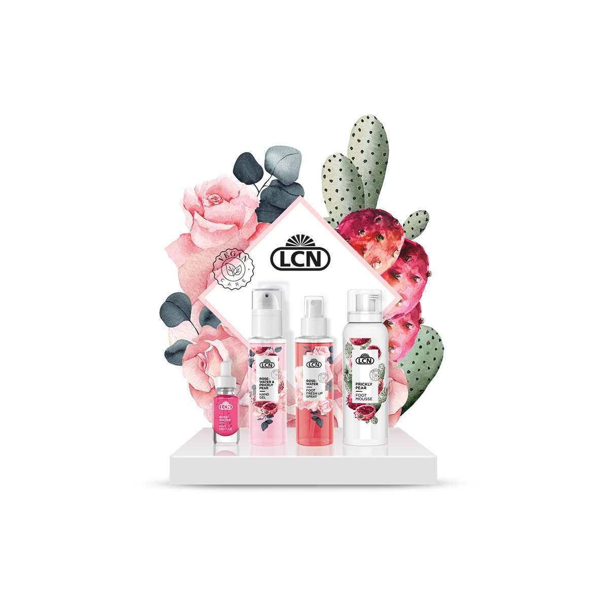 Présentoir Rosewater & Prickly Pear