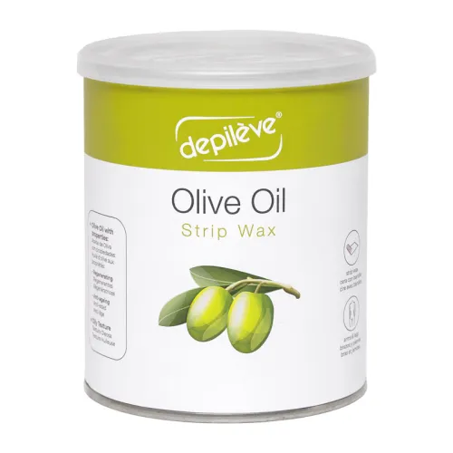 Cire huile d'olive avec bandes - 800g