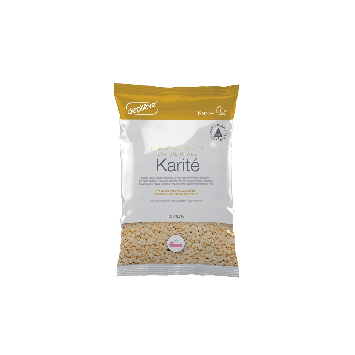 Cire traditionnelle karité - perles 1kg