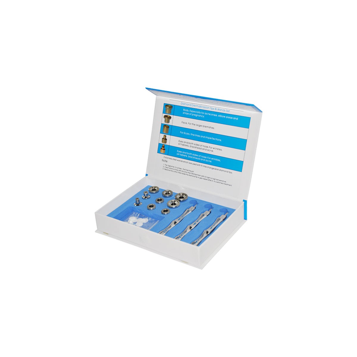 Aquapure 2 Embouts Dermabrasion Sèche • ProShape - Beauty Tech®