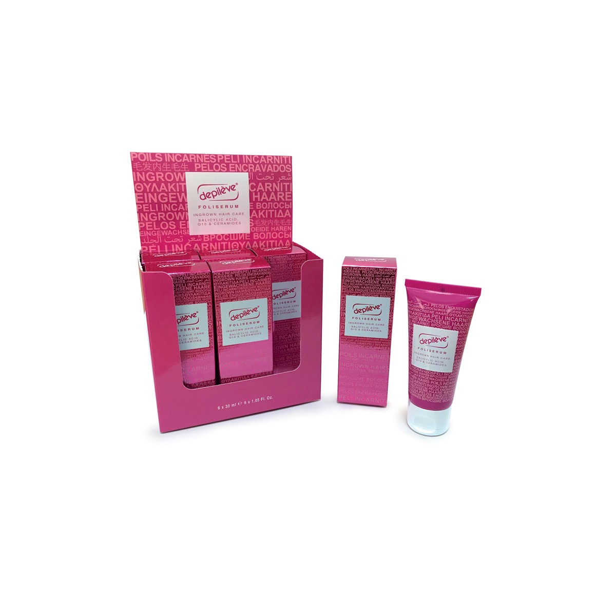 Présentoir Foliserum • Depilève - Beauty Tech