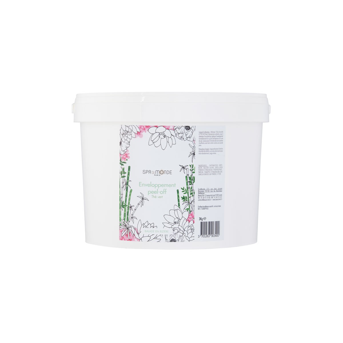 Enveloppement Peel-Off Thé Vert • Spa du Monde - Beauty Tech