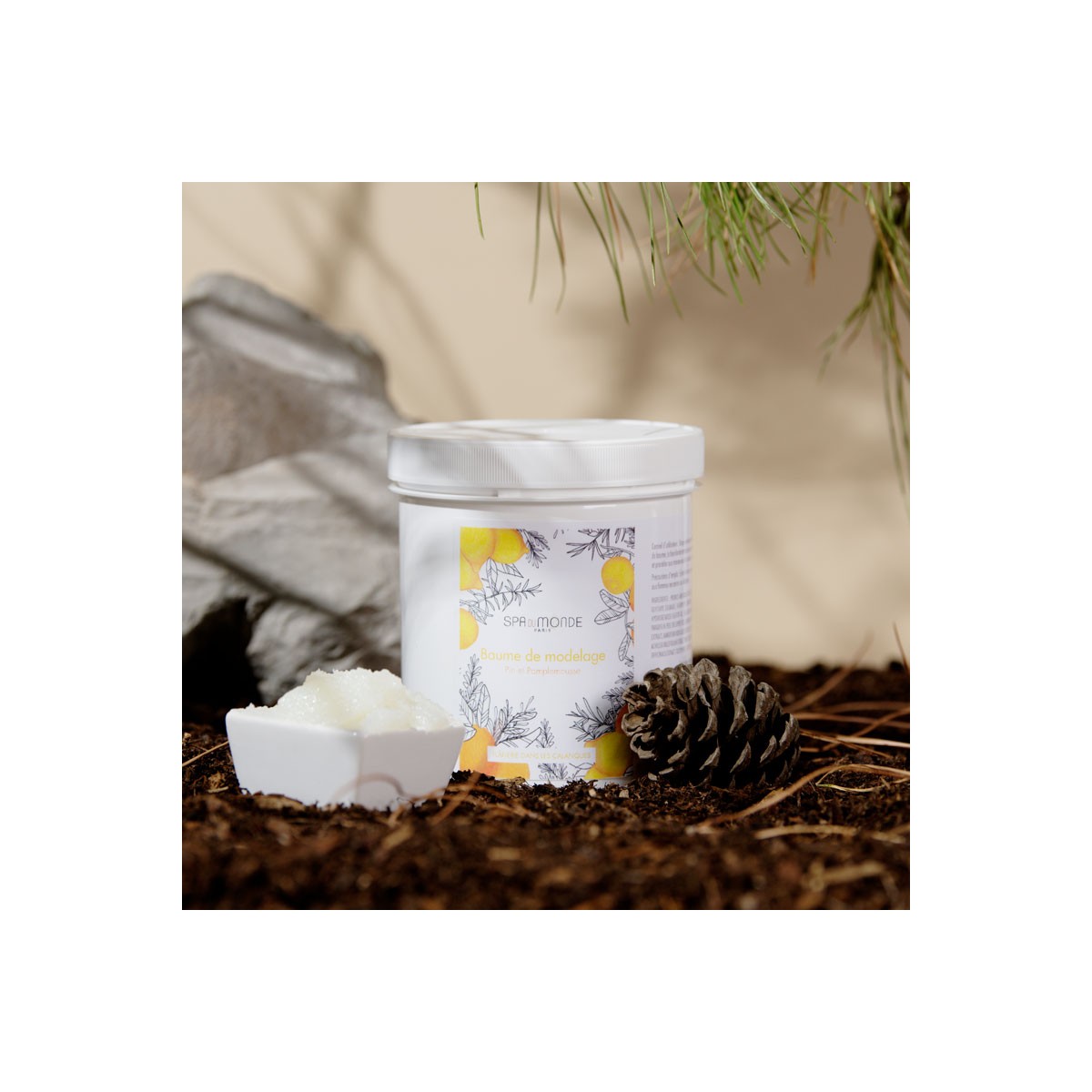 Baume de Modelage Pin et Pamplemousse • Spa du Monde - Beauty Tech®