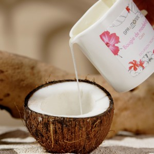 Bougie de Modelage Coco - Excursion Tropicale