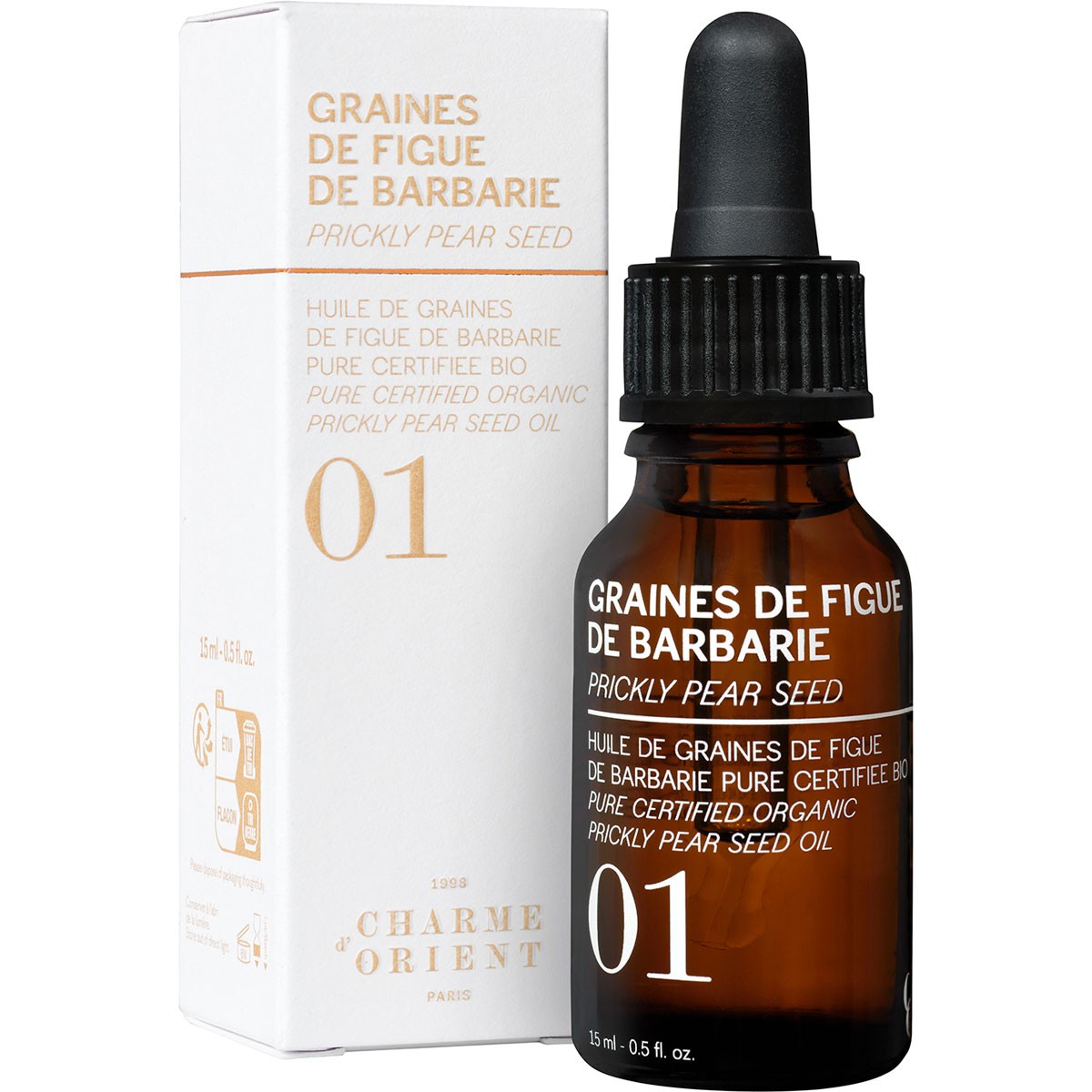 Huile de Graines de Figues de Barbarie Bio • Charme d’Orient - Beauty Tech