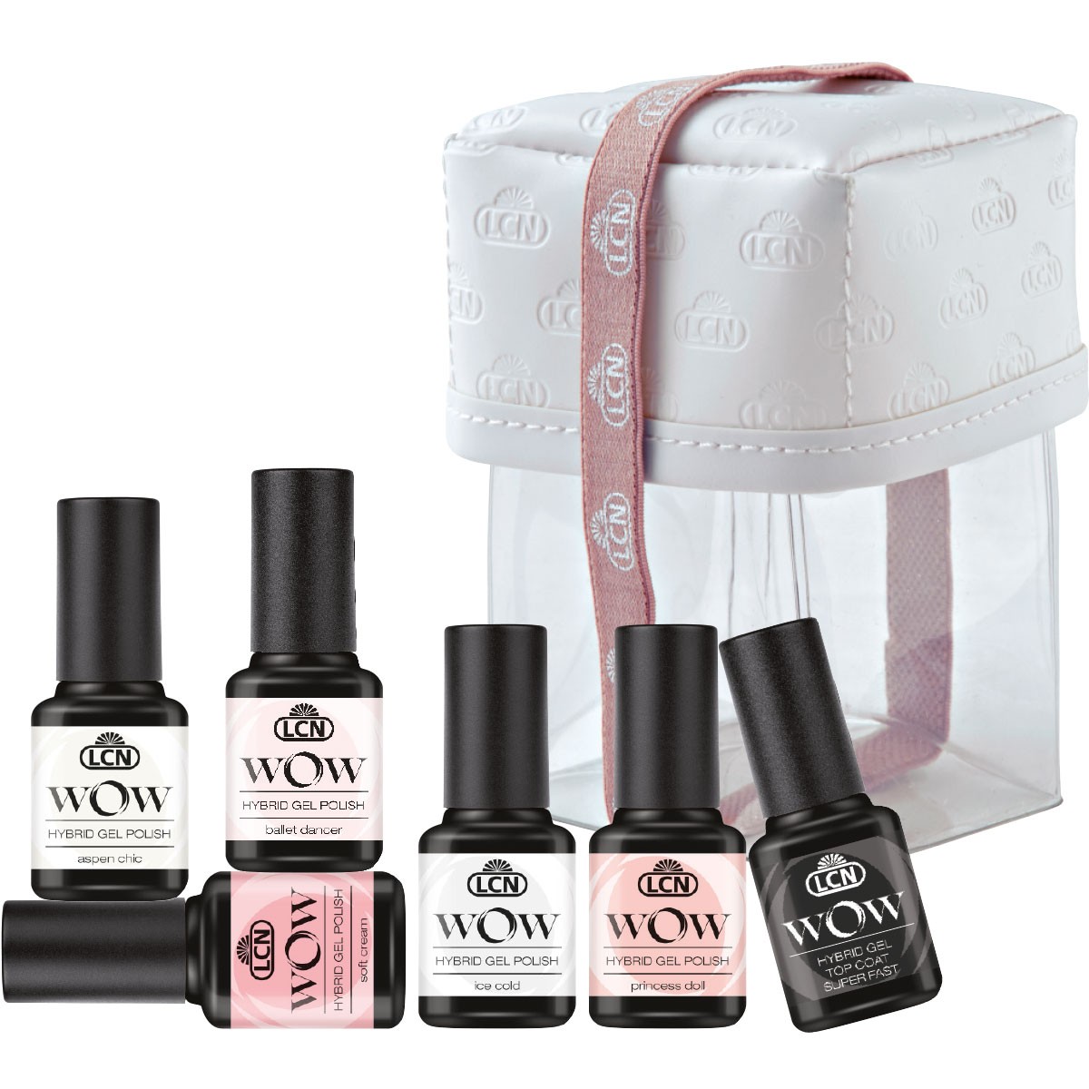 Set Gel Polish Wow Hybrid - au Naturel  • Lcn - Beauty Tech®
