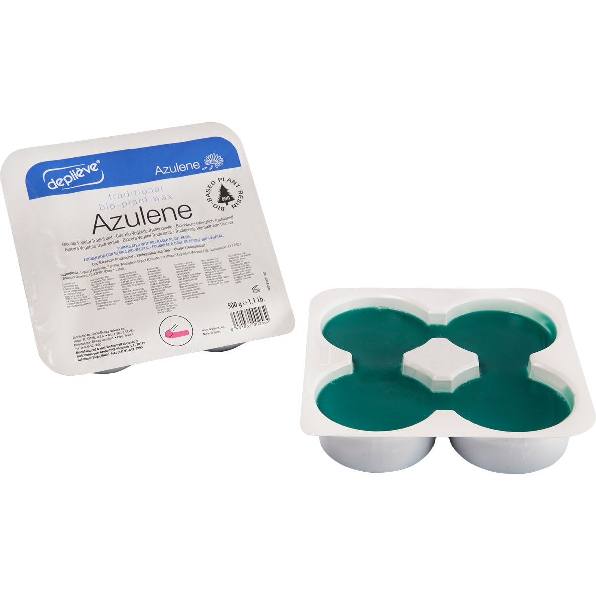 Cire Traditionnelle Azulène - Galets 1kg • Depilève - Beauty Tech