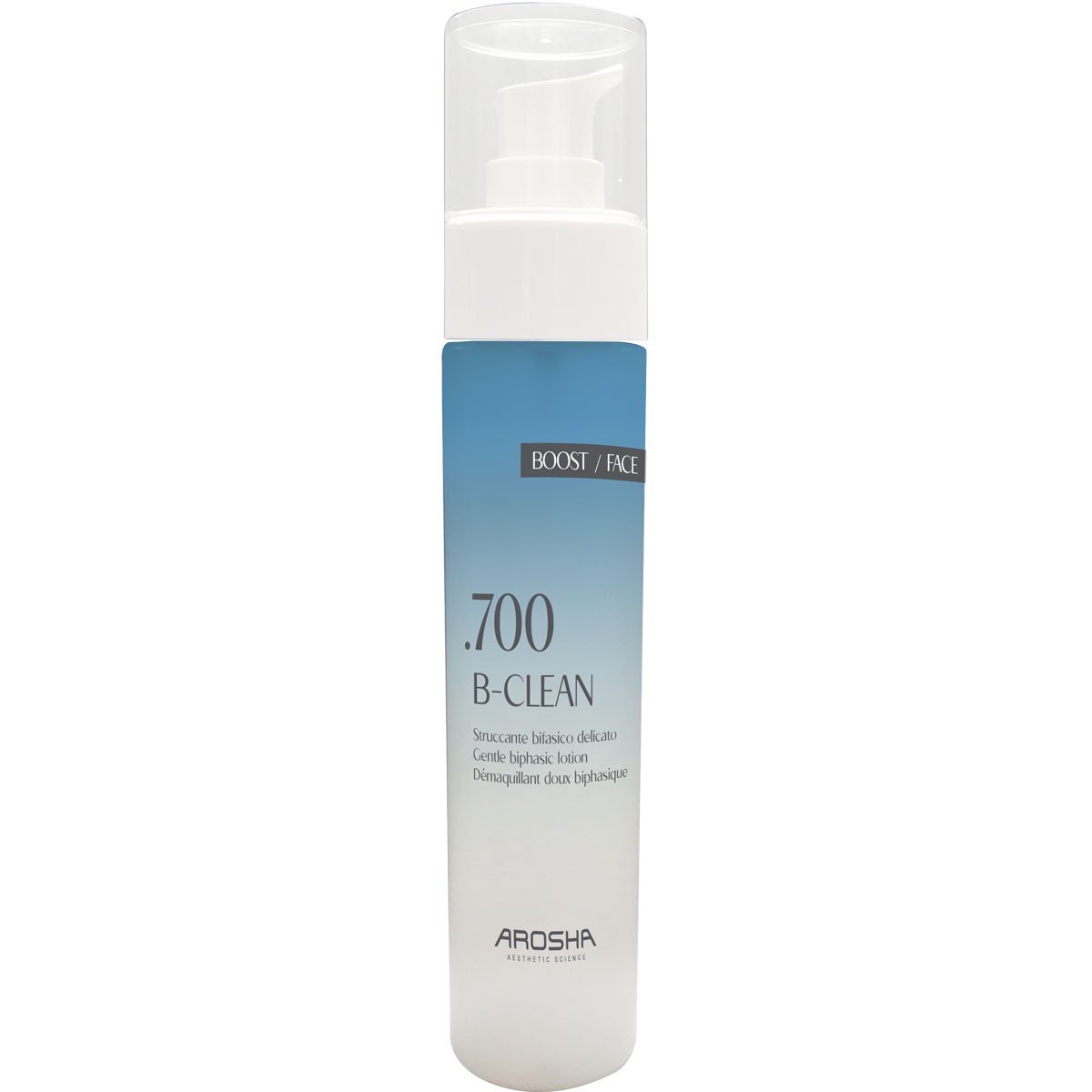 .700 Démaquillant Doux Bi-Phasé B Clean • Arosha - Beauty Tech