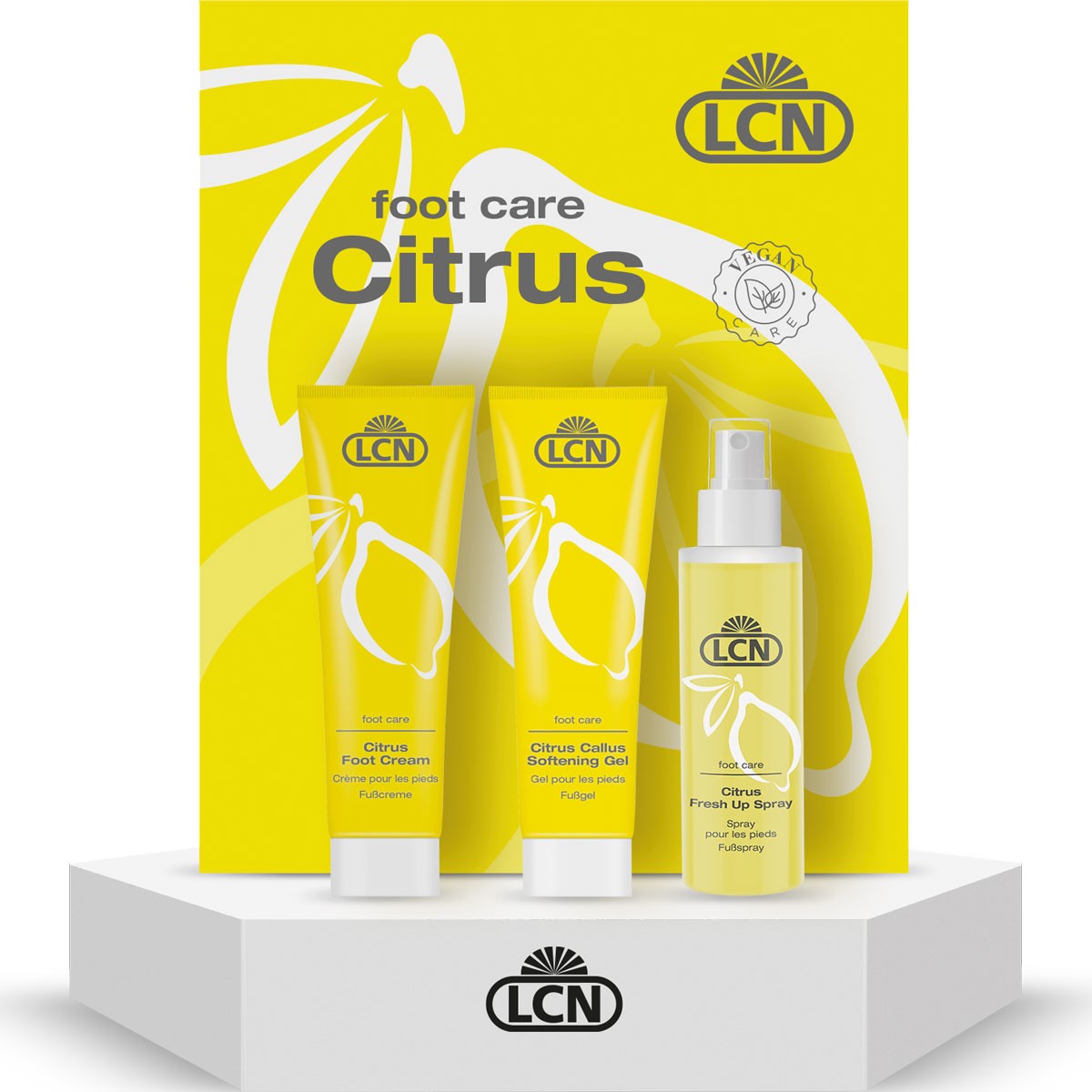 Présentoir des Soins Pieds - Citrus • Lcn - Beauty Tech®