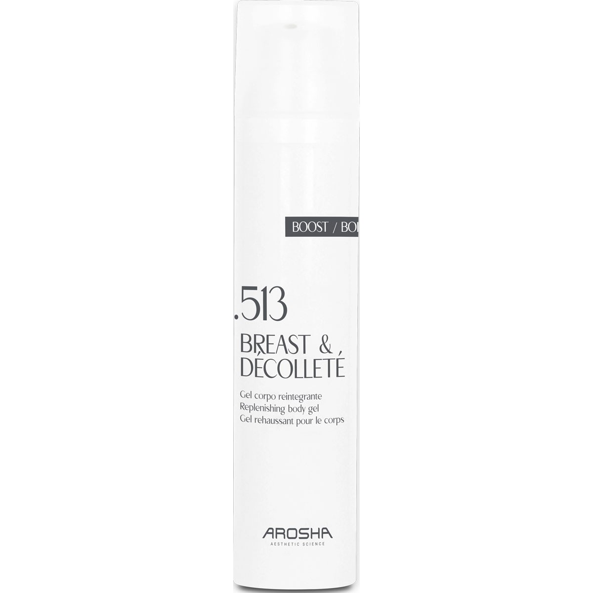 .513 Gel Corps Reintegrante Breast & Décolleté • Arosha - Beauty Tech®