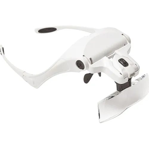 Lampe Frontale avec Loupe Intégrée • Beauty Tech®