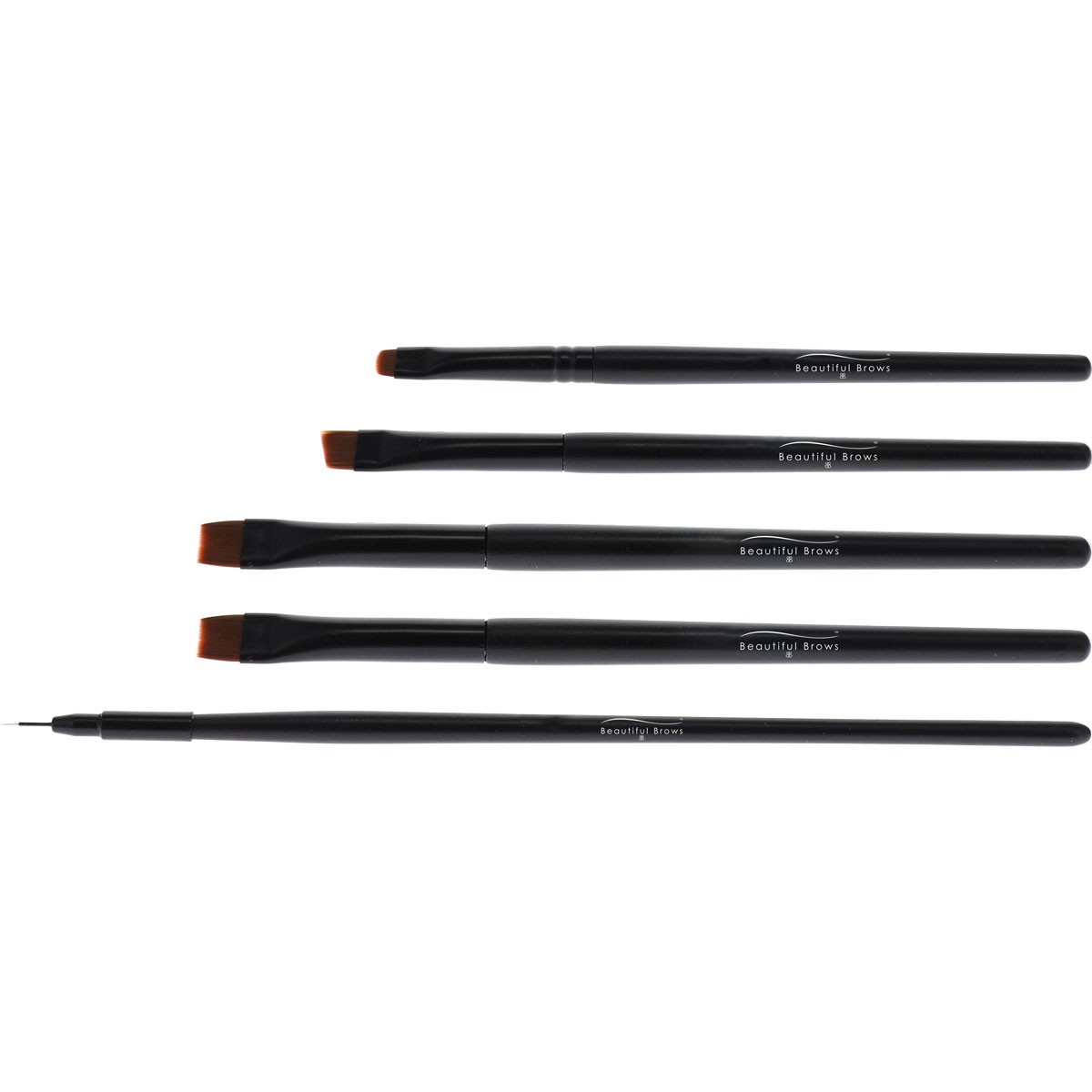 Set 5 Pinceaux Teinture & Rehaussement • Beautiful Brows And Lashes - Beauty Tech