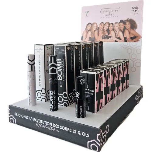Présentoir de Comptoir • Beautiful Brows And Lashes - Beauty Tech