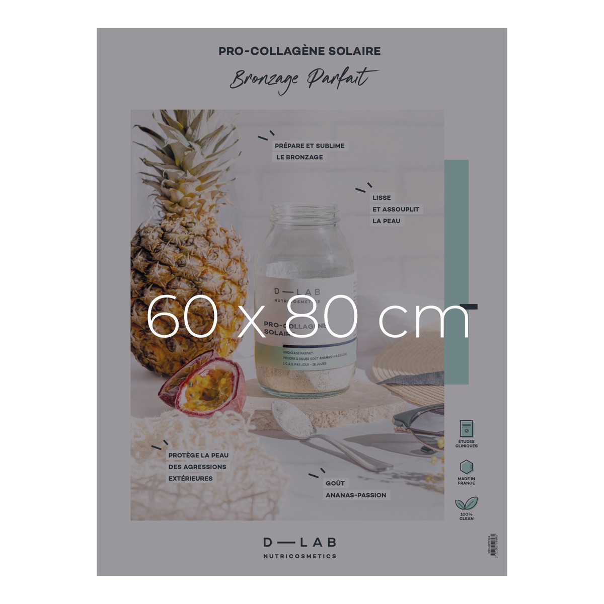 Poster Pro-Collagène Solaire • D-Lab - Beauty Tech