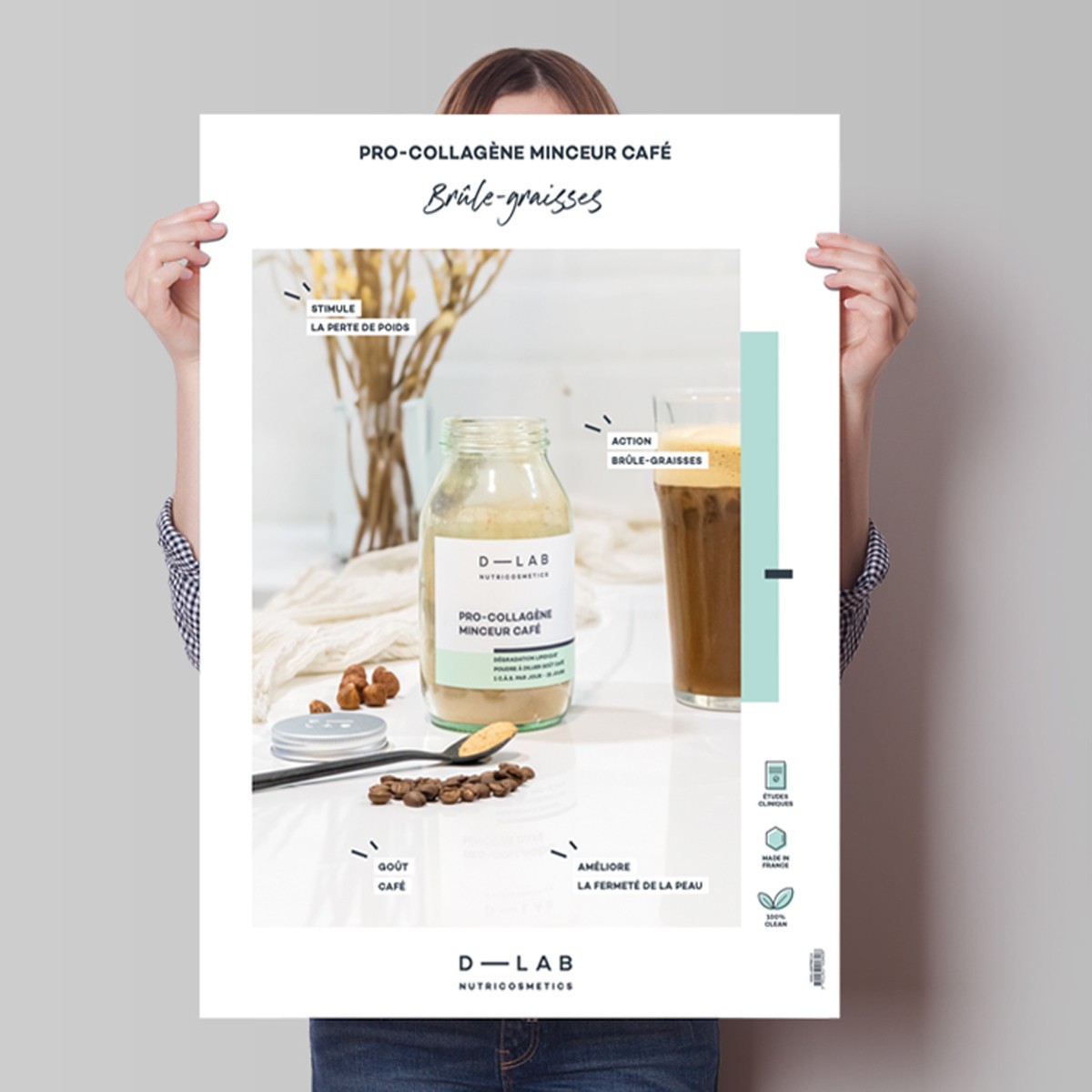 Poster Pro-Collagène Café • Yon-Ka