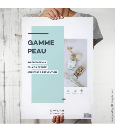 Poster Peau • D-Lab - Beauty Tech
