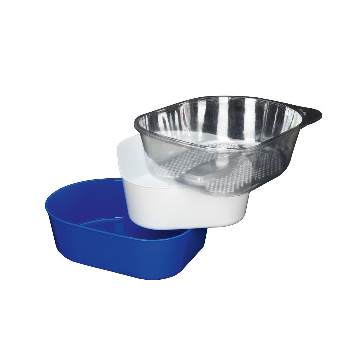 Bassine pour les pieds avec blisters jetables