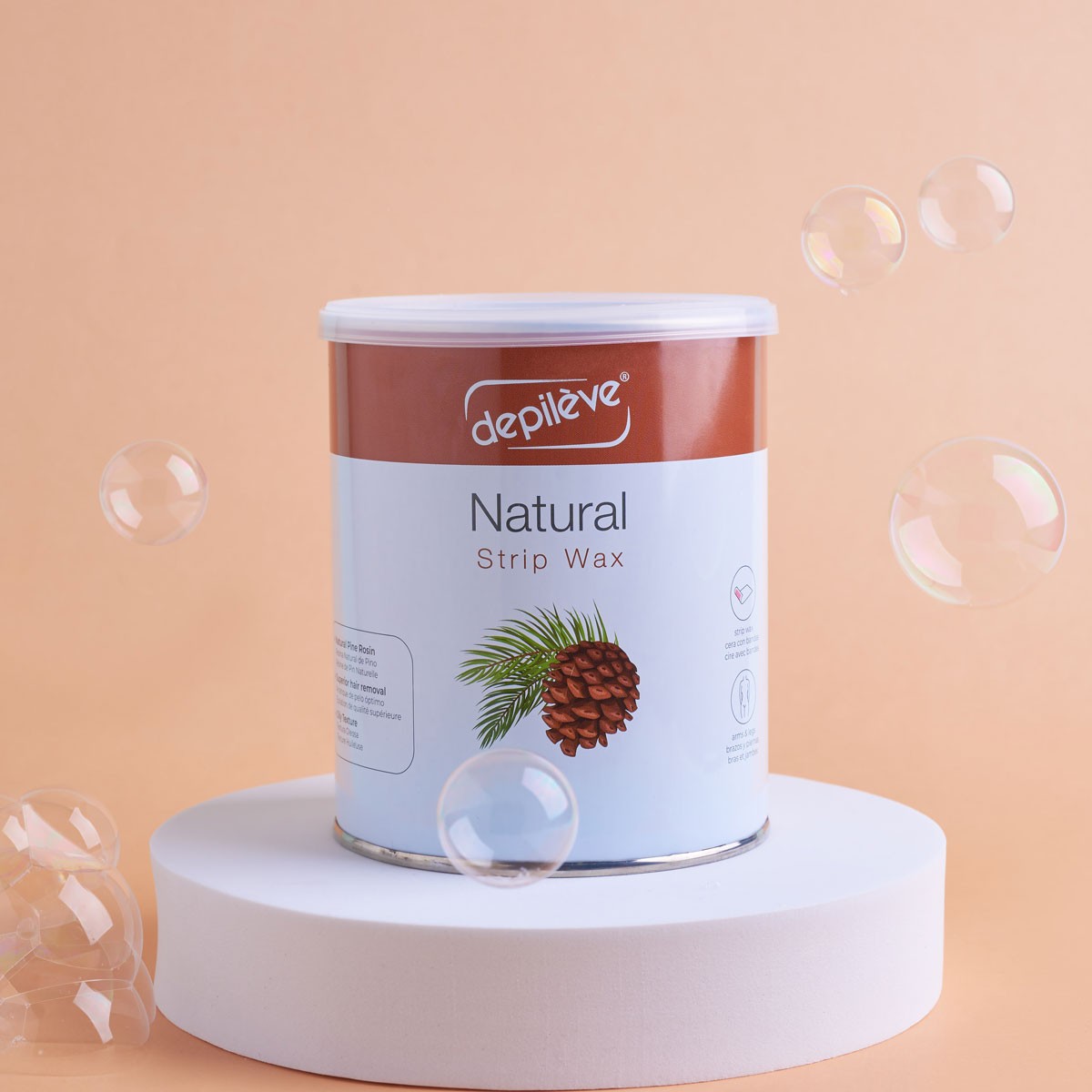 Cire Naturelle avec Bandes • Depilève - Beauty Tech