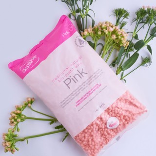 Cire Traditionnelle Rose - Perles 1kg