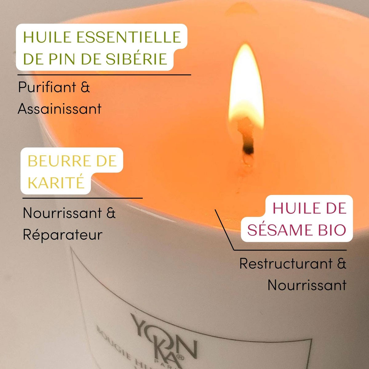 Bougie de Modelage Taiga • Yon-Ka