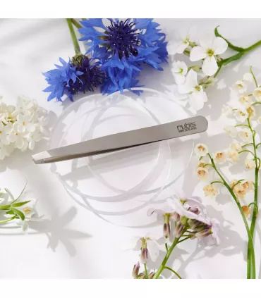 Pince à Épiler Classique - Inox • Rubis - Beauty Tech
