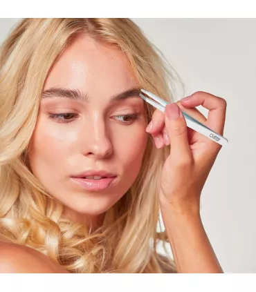 Pince à Épiler Classique - Blanche • Rubis - Beauty Tech®