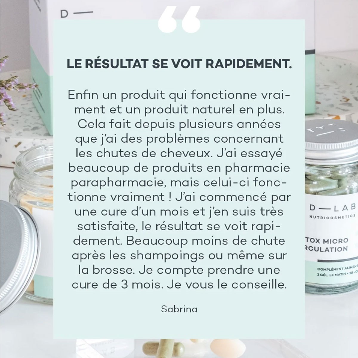 Programme Masse Capillaire • D-Lab - Beauty Tech