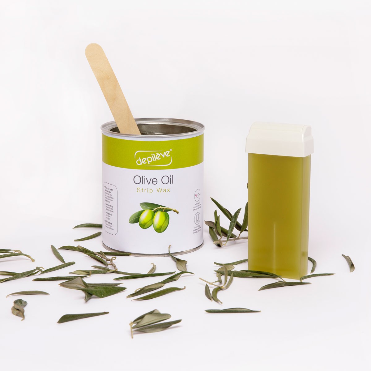 Cire Huile d’Olive avec Bandes • Depilève - Beauty Tech