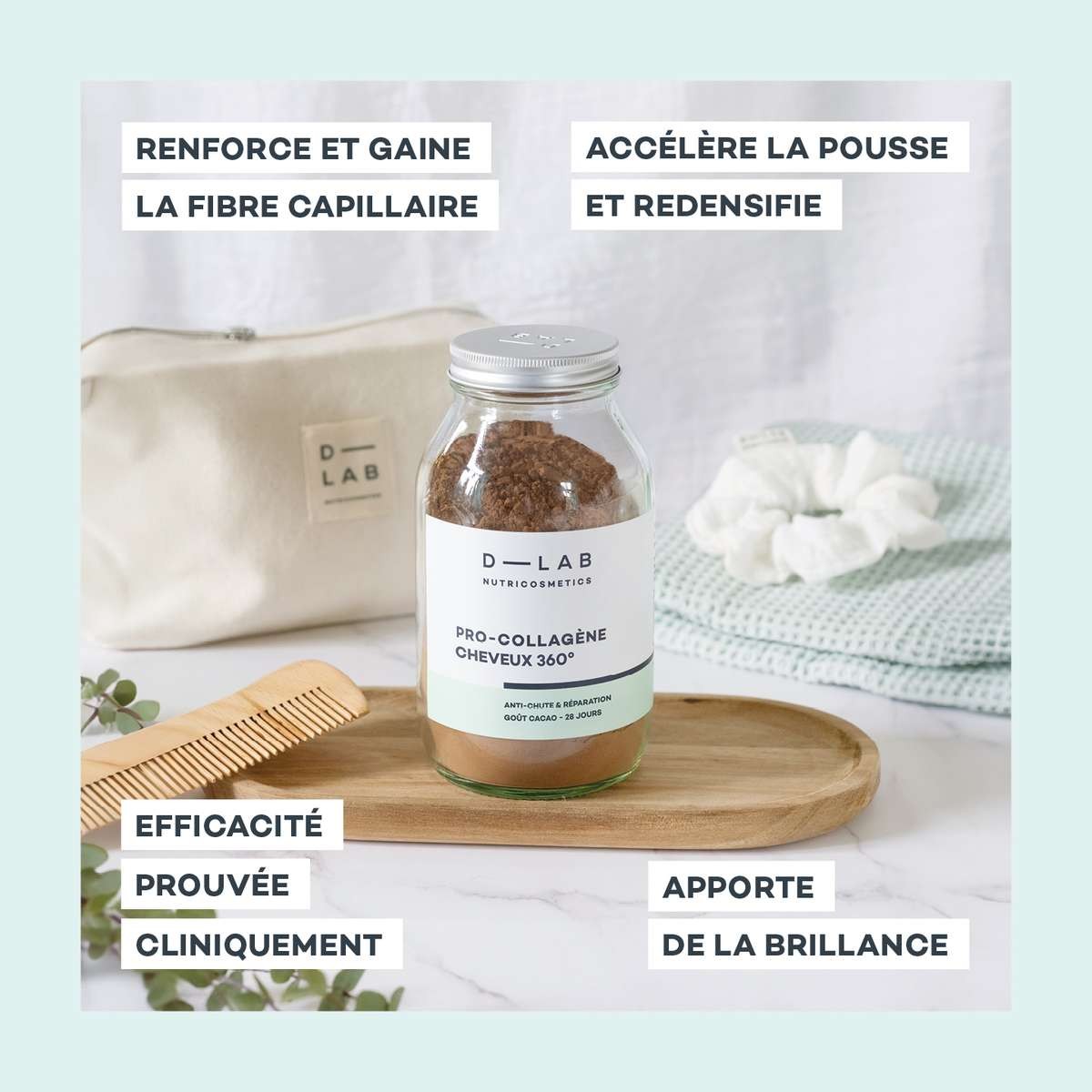 Pro-Collagène Cheveux 360° • D-Lab - Beauty Tech