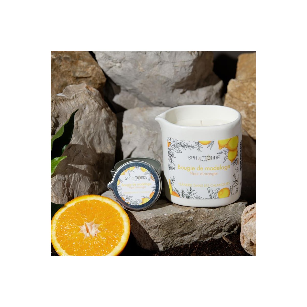 Bougie de Modelage Fleur d’Oranger - 35g • Spa du Monde - Beauty Tech®
