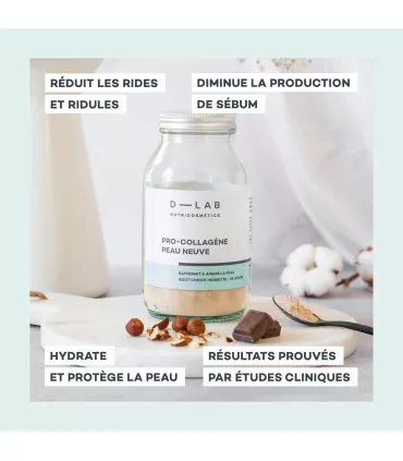 Pro-Collagène Peau Neuve Choco-Noisette • D-Lab - Beauty Tech