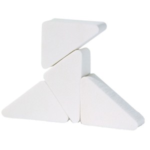 Triangles pour le maquillage