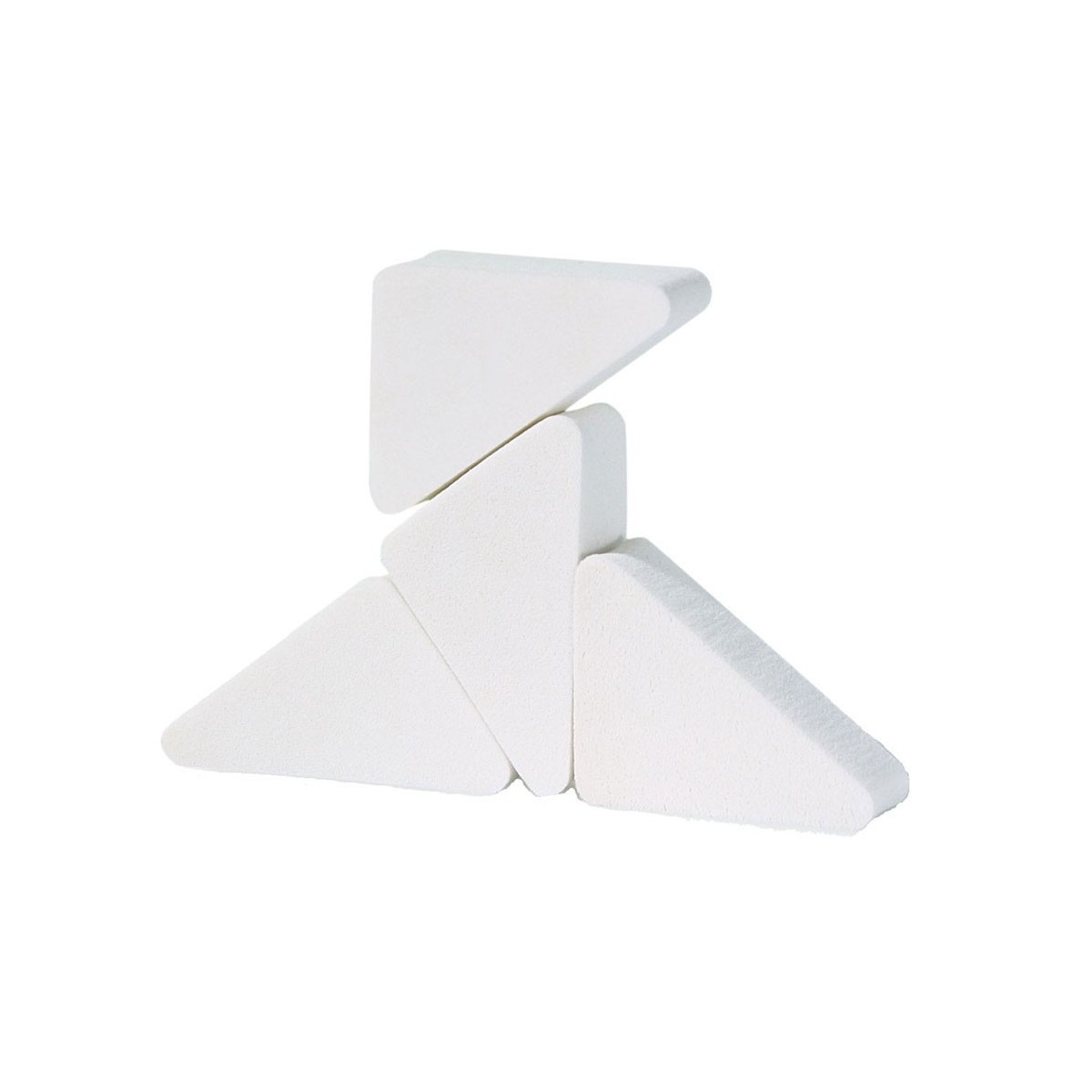 Triangles pour le maquillage