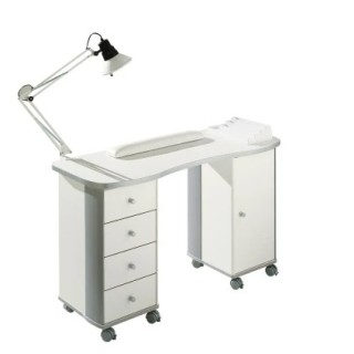 Table Manucure Double Luxe Blanche - Occasion - Beauty Tech®