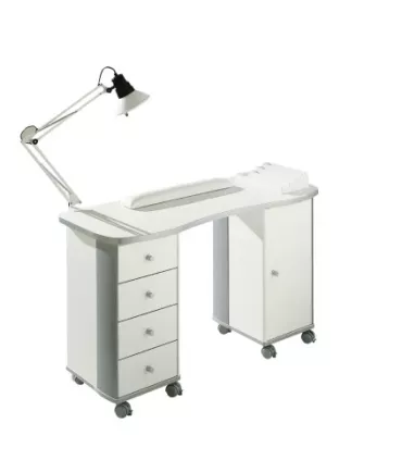 Table Manucure Double Luxe Blanche - Occasion - Beauty Tech®