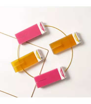 Cire Rose Biosourcée avec Bandes - Cartouche 100g • Depilève - Beauty Tech