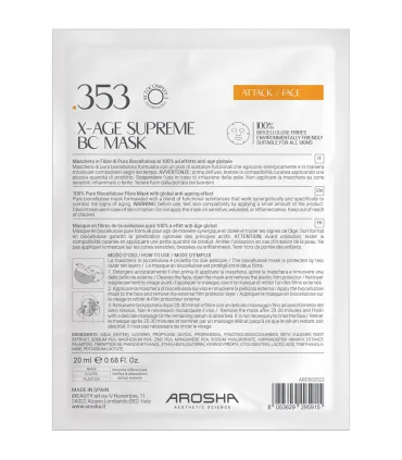 .353 .713 X-Age Supreme Masque Biocellulose • Arosha - Beauty Tech