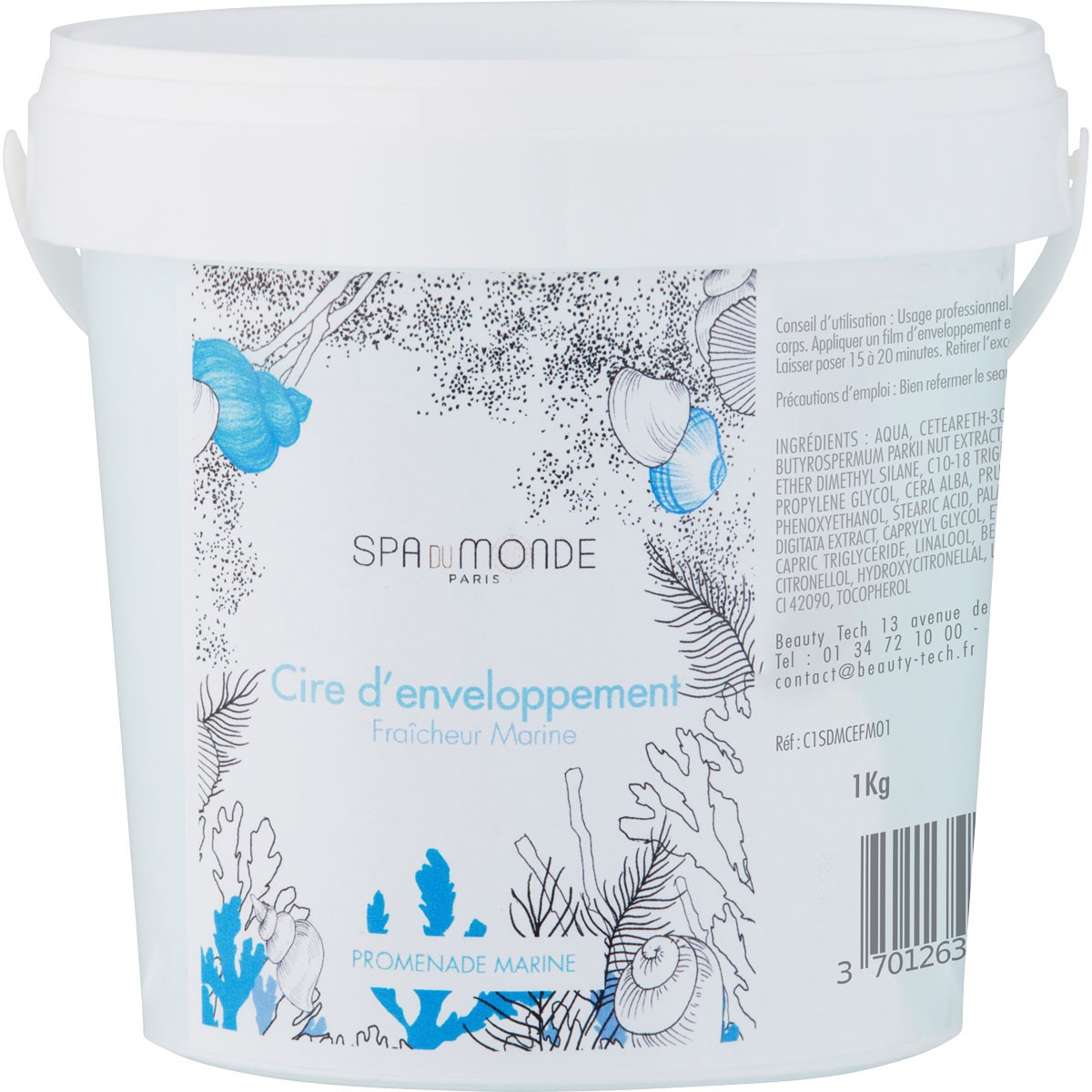 Cire d’Enveloppement Fraîcheur Marine • Spa du Monde - Beauty Tech®