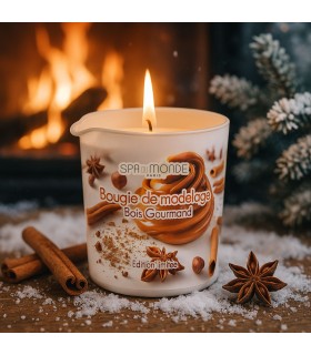 Bougie de Modelage Bois Gourmand
