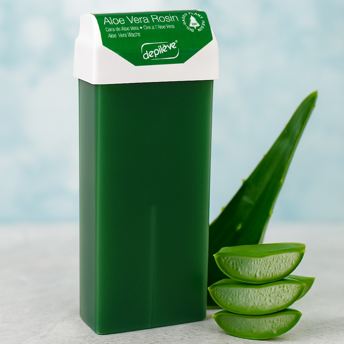 Cire Aloe Vera avec Bandes - Cartouche 100g • Depilève - Beauty Tech