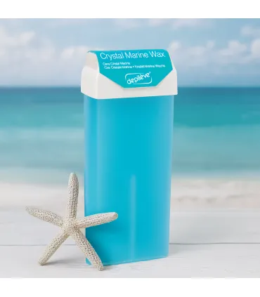 Cire Crystal Marine avec Bandes - Cartouche 100g • Depilève - Beauty Tech