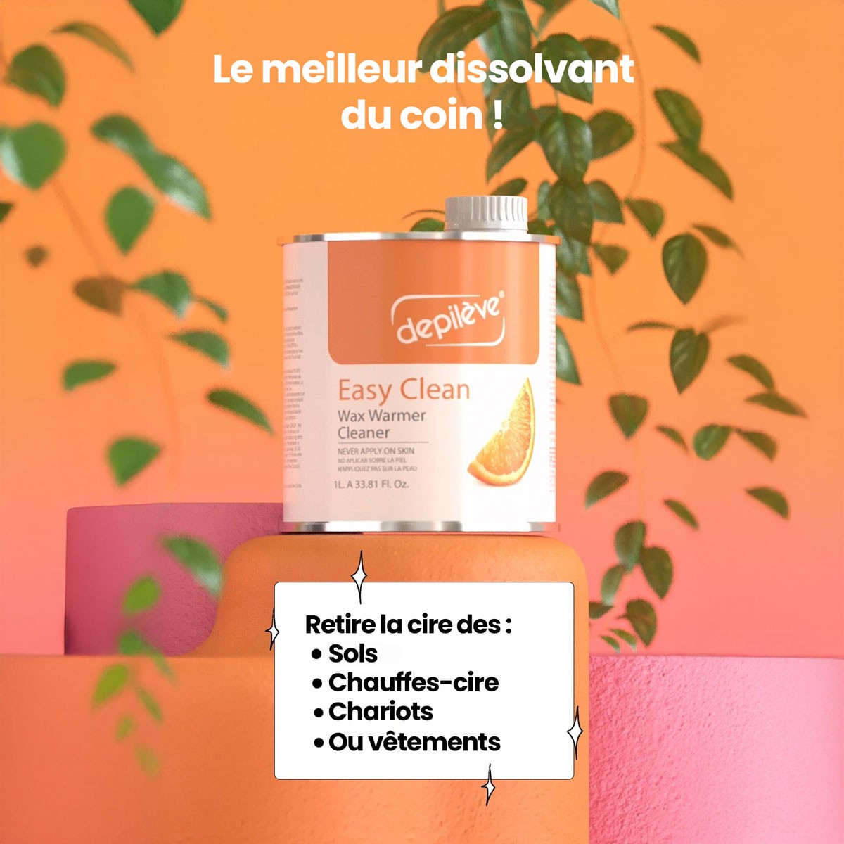 Easy Clean Agrume - 1l • Depilève - Beauty Tech