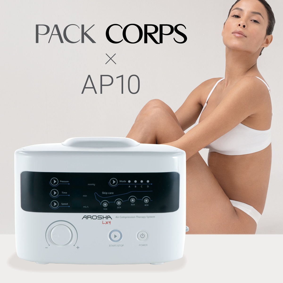 Packs d’Implantation Corps Arosha X Pressothérapie • Beauty Tech