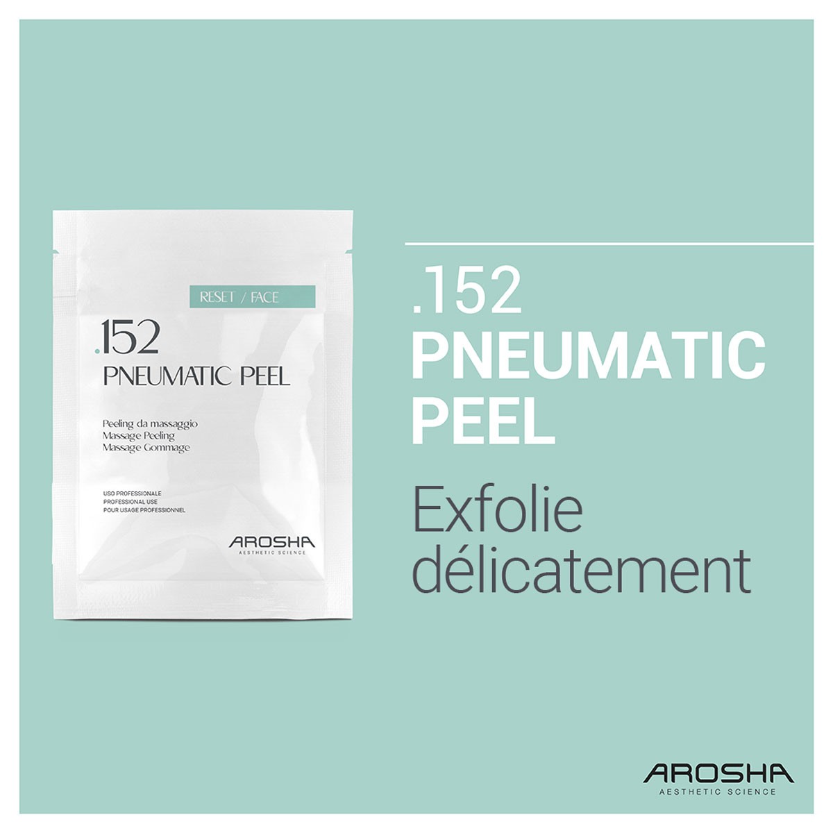 .150 Soin Nettoyant & Exfoliant Purity • Arosha - Beauty Tech