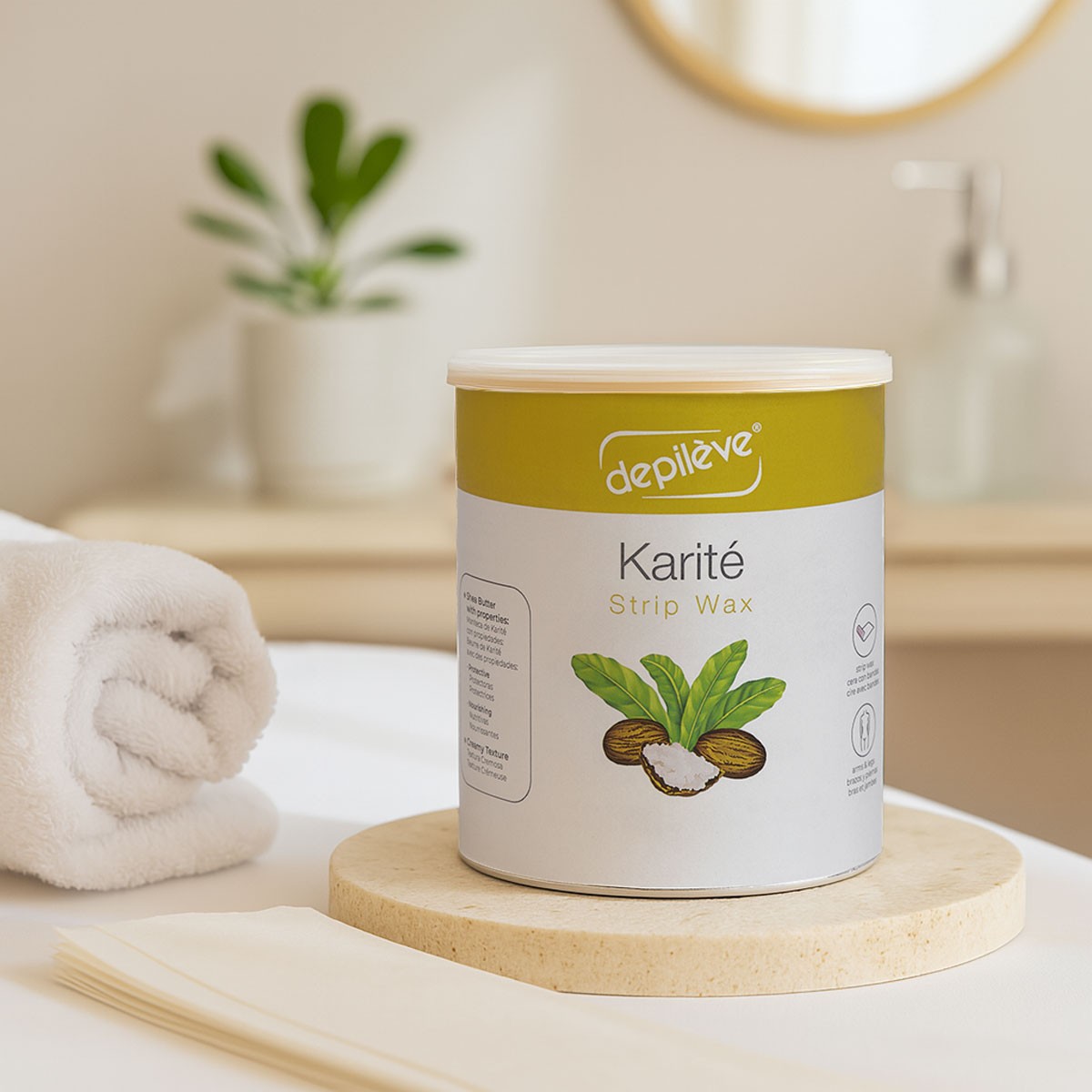 Cire Karité avec Bandes • Depilève - Beauty Tech