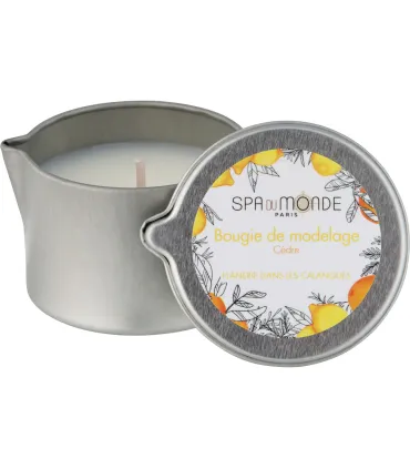 Bougie de Modelage Cèdre • Spa du Monde - Beauty Tech