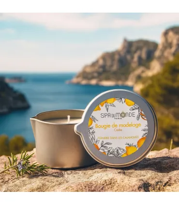 Bougie de Modelage Cèdre • Spa du Monde - Beauty Tech