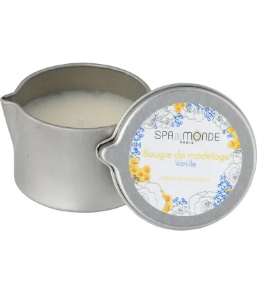 Bougie de Modelage Vanille - Jardin de Majorelle • Spa du Monde - Beauty Tech®