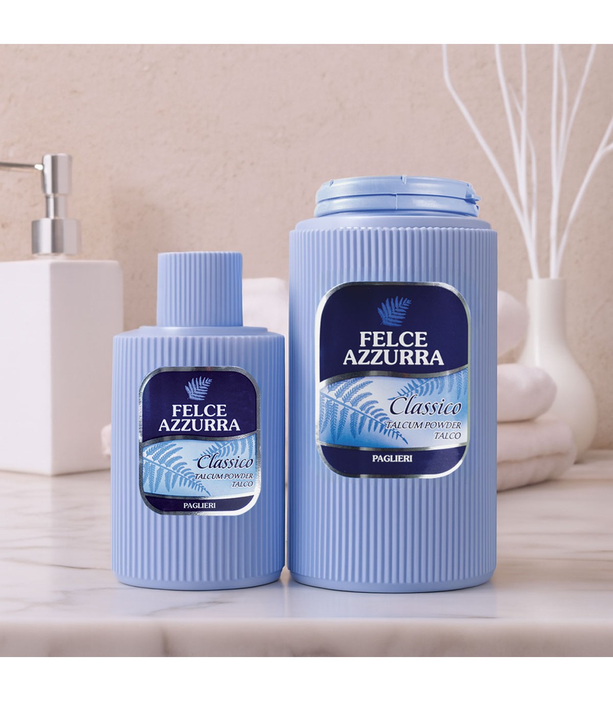Talc Classique Bleu • Beauty Tech