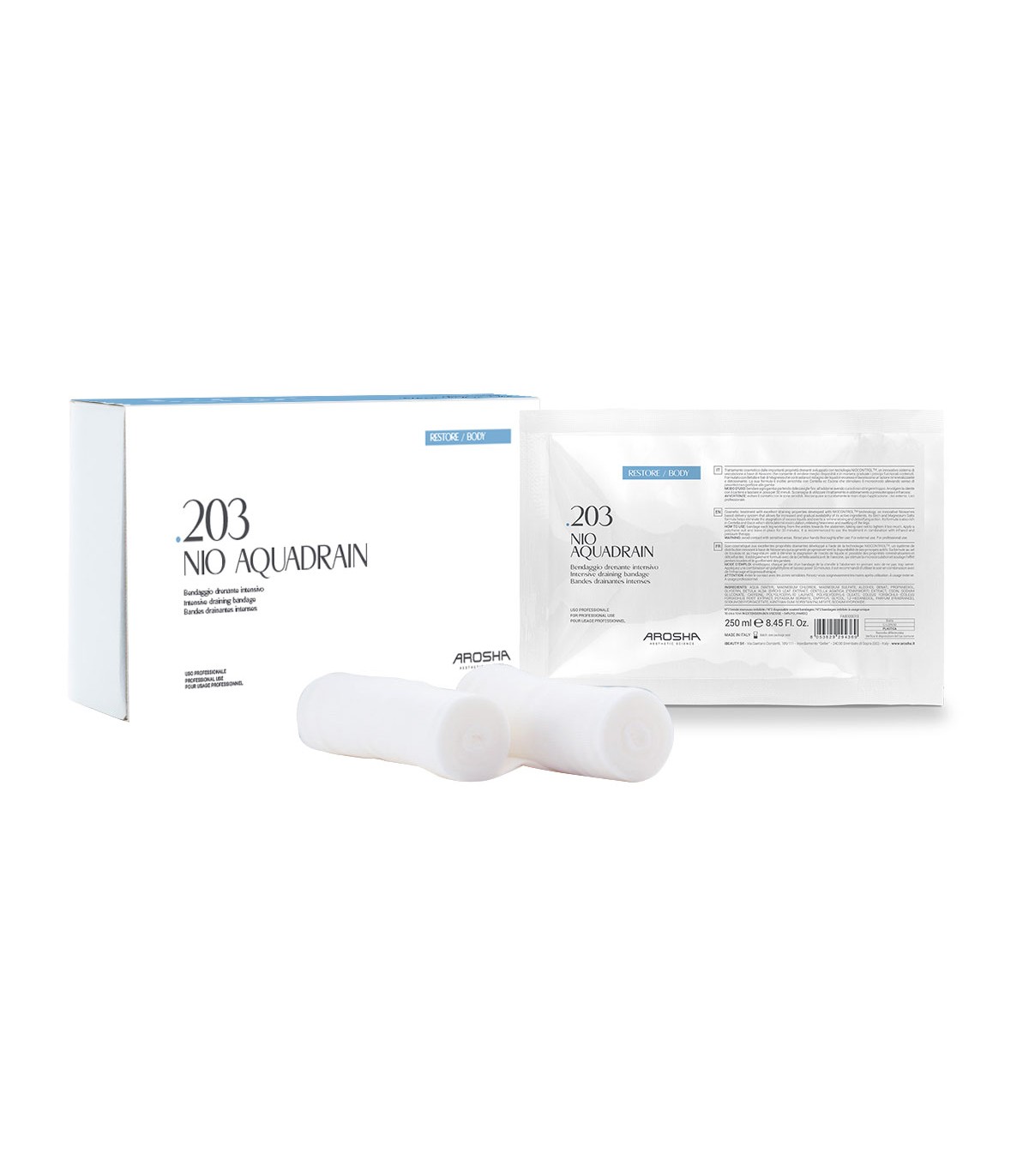 .203 Bandes Nio Aquadrain • Arosha - Beauty Tech®